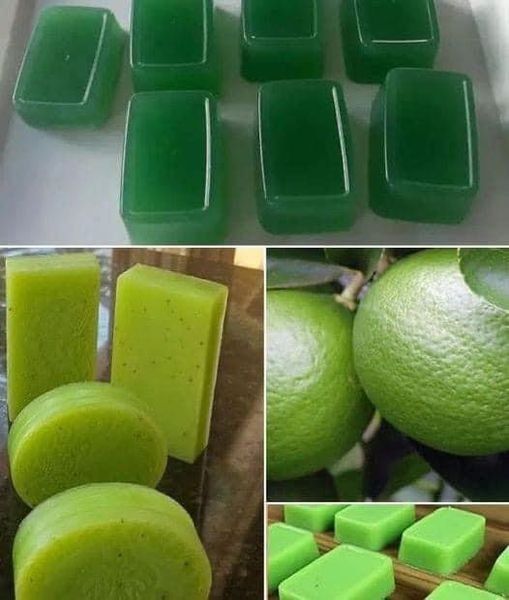 Sabão caseiro de Limão