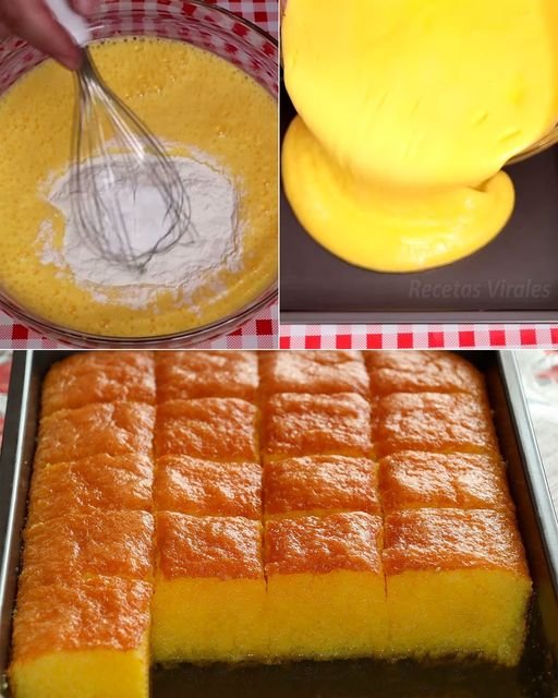 Bolo de laranja molhadinho