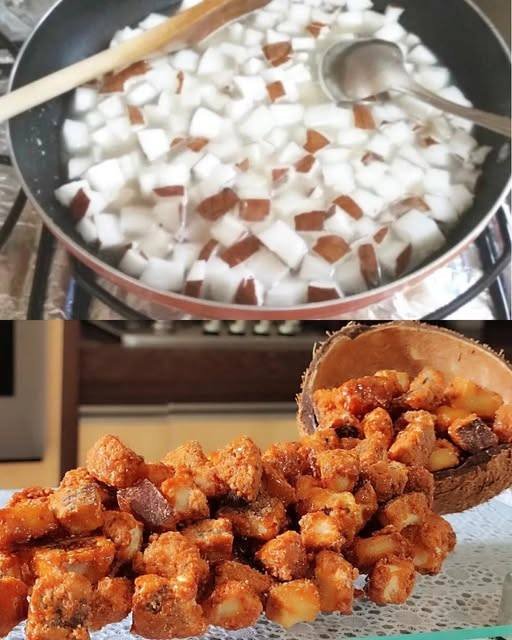 Coquinho Caramelizado