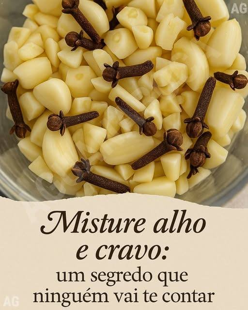 Misture alho e cravo