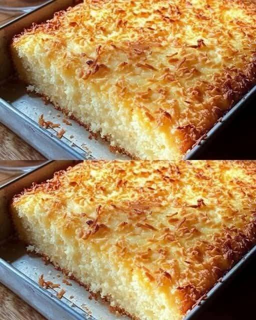 Bolo de Mandioca com Coco