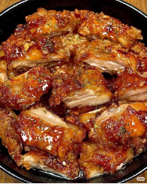 Frango Crocante com Mel e Alho