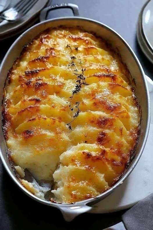 Batata gratinada