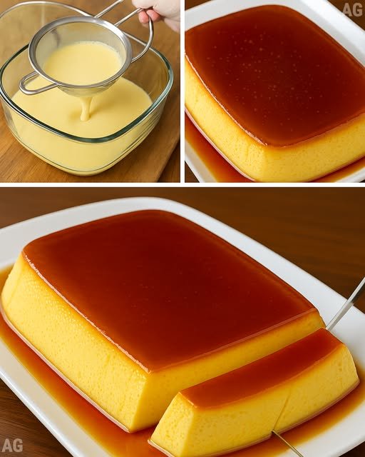 Pudim de Travessa sem Forno e Sem Ovos