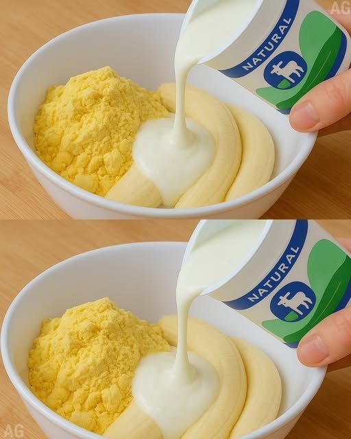 Pãozinho de Banana com Fubá