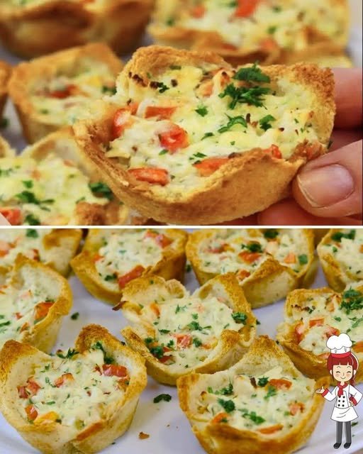 Tortinha com pão de forma