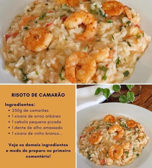 Risoto de Camarão